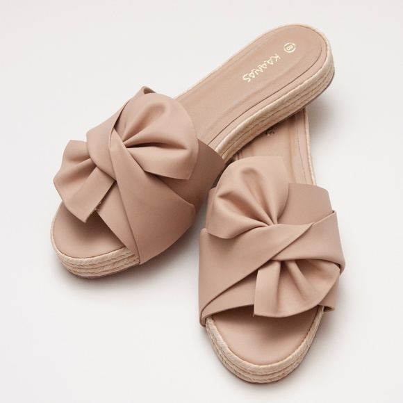 Kaanas Shoes - Kaanas Tularosa Slides Bow slides